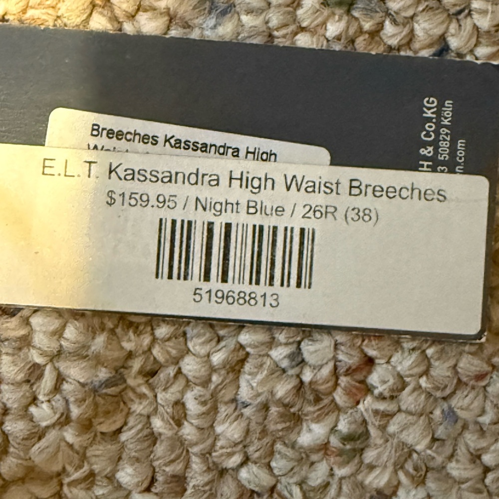 E.L.T. Kassandra High Waist Breeches - Night Blue